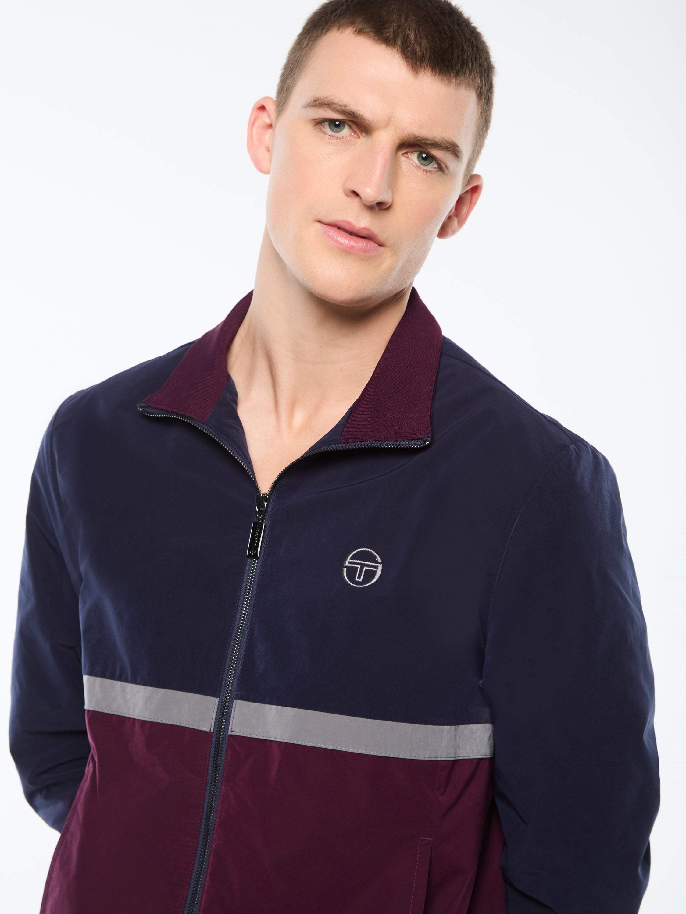 Portico Track Jacket- Maritime Blue