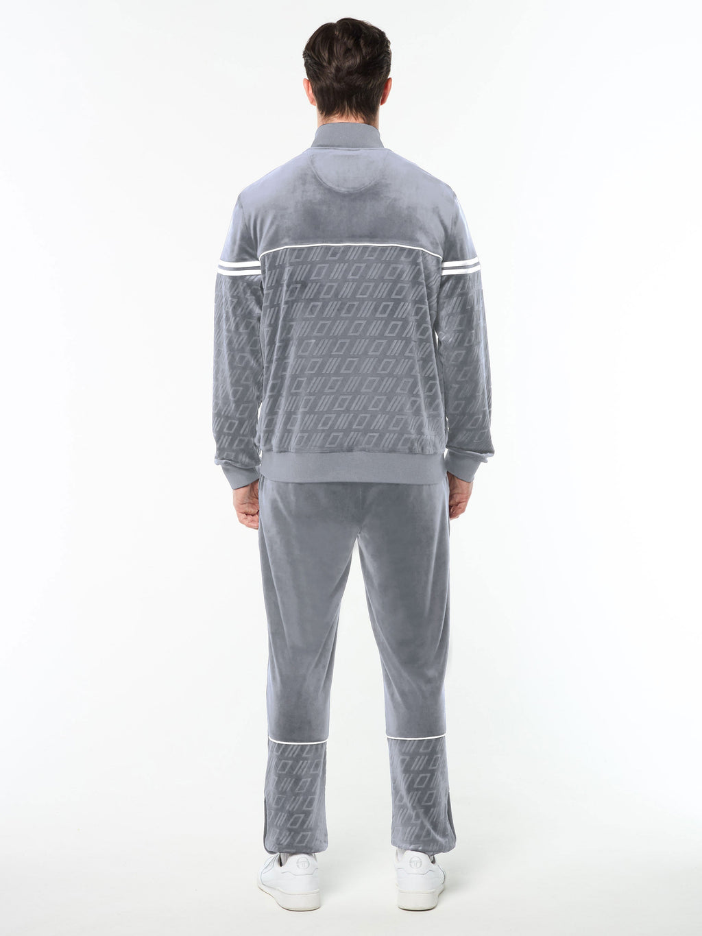 Bandiera Track Jacket- Sleet