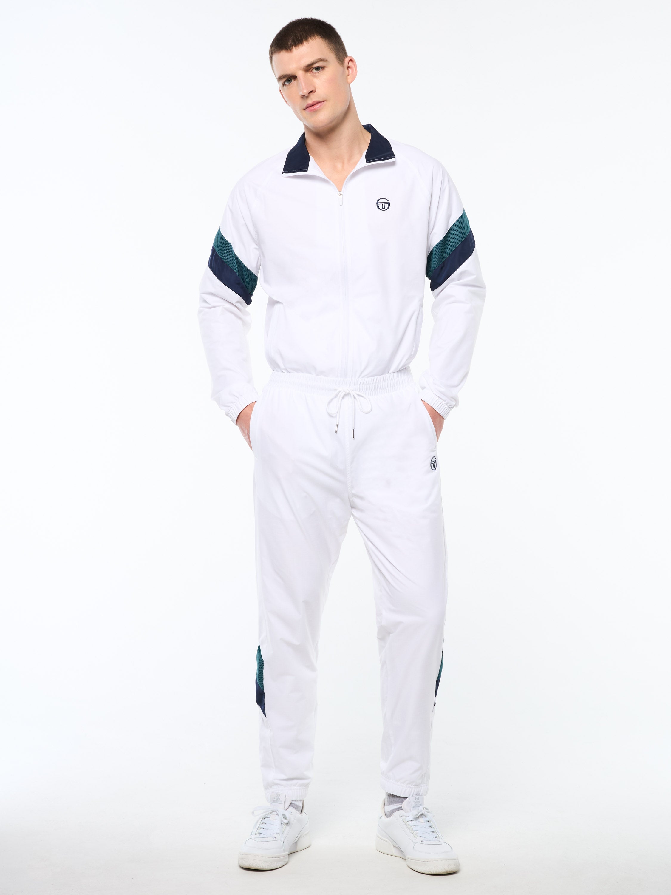 Ventilato Track Pant-Brilliant White
