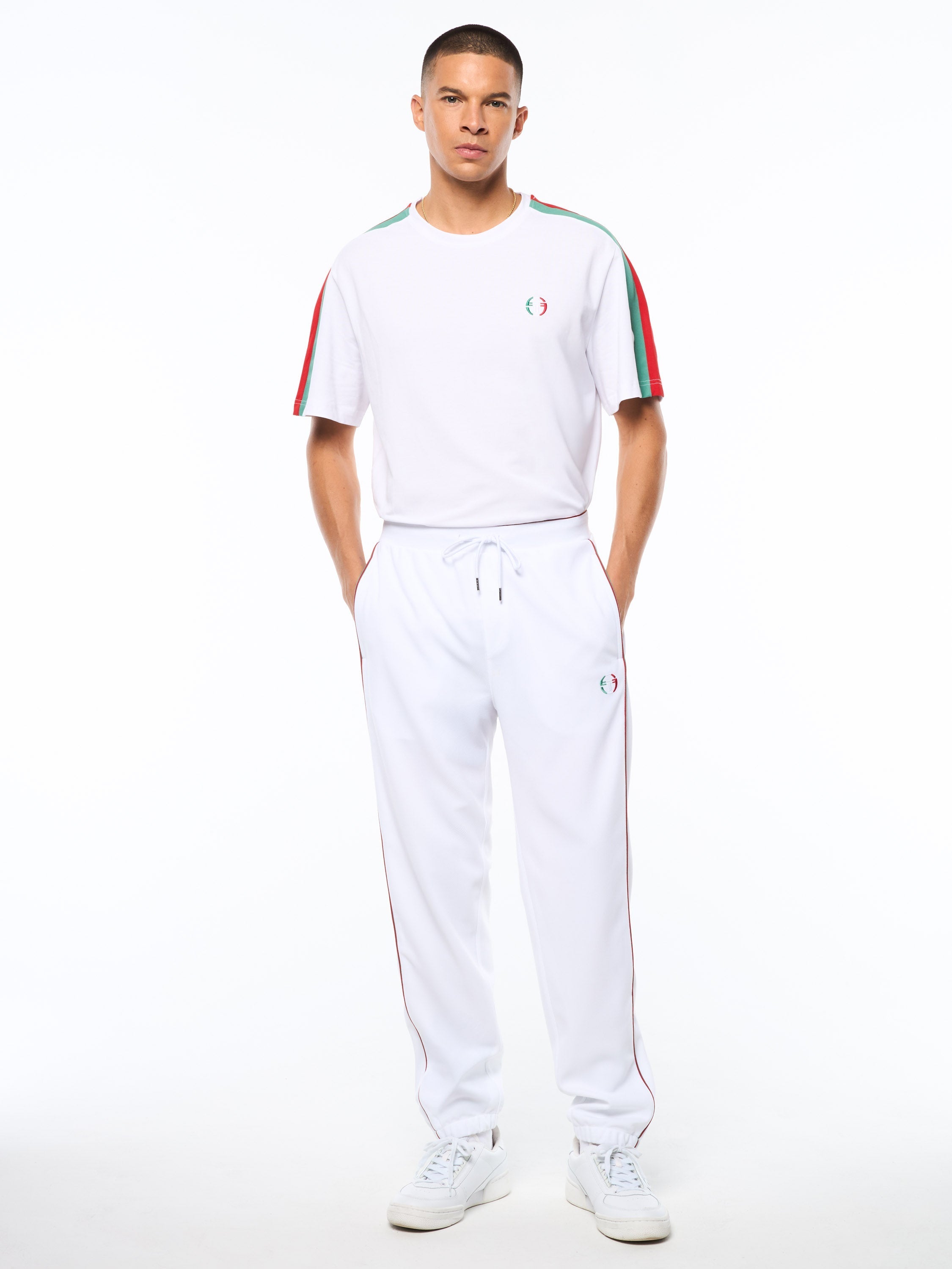 Eredita Track Pant-Brilliant White