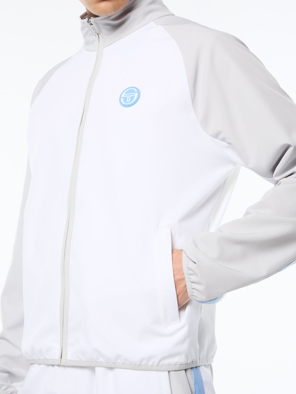 Racchetto Track Jacket-Brilliant White